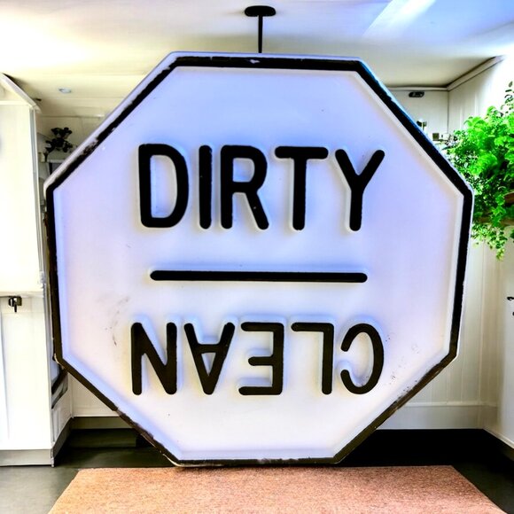 DISHWASHER MAGNET Reversible Clean or Dirty with extra magnet if needed - Picture 6 of 7